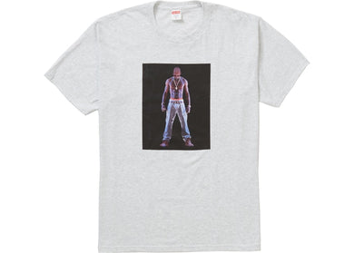 Supreme Tupac Hologram Tee Grey