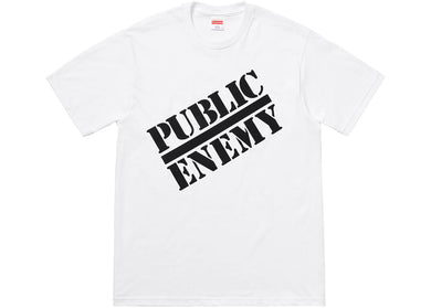 Supreme UNDERCOVER/Public Enemy Tee White