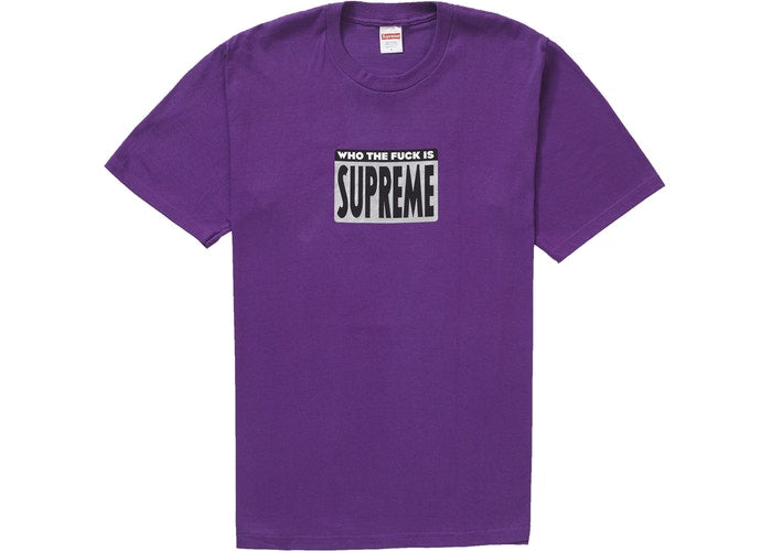 Who The Fuck is Supreme Tee (Purple)
