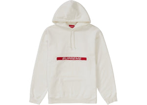 Zip Pouch Hooded Sweatshirt (White)
