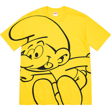 Supreme Smurfs Tee Yellow