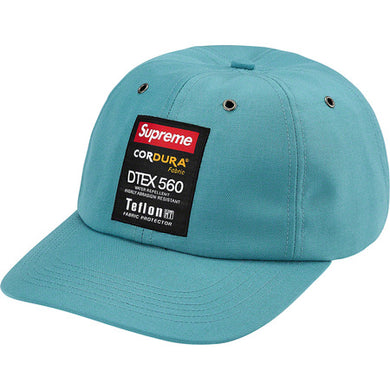 Supreme Cordura Teflon Label 6-Panel Teal