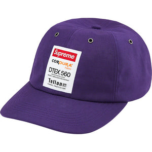 Supreme Cordura Teflon Label 6-Panel Purple