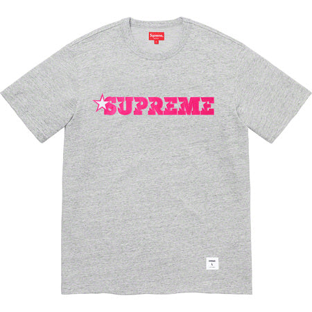 Supreme Star Logo S/S Top Heather Grey