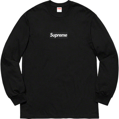 Supreme Box Logo L/S Tee Black