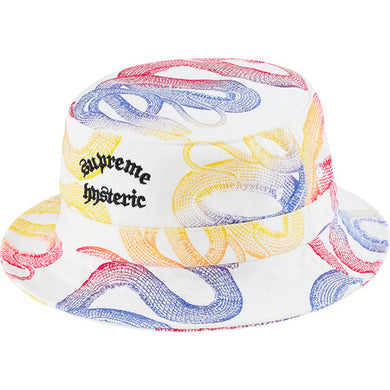 Supreme Hysteric Glamour Snake Denim Crusher White