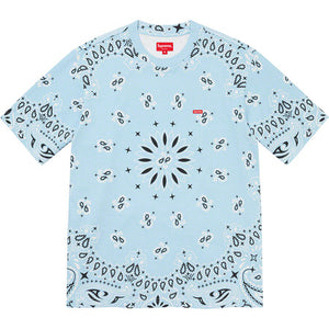 Supreme Small Box Tee Blue Bandana