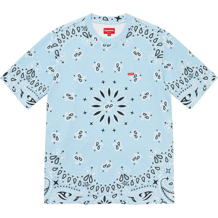 Supreme Small Box Tee Blue Bandana