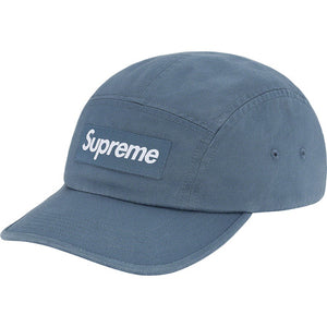Supreme Washed Chino Twill Camp Cap (FW20) Blue