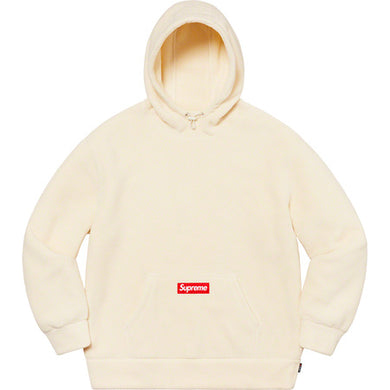 Supreme Polartec Hoodie Sweatshirt Natural