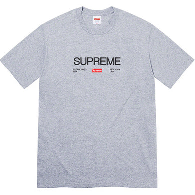 Supreme Est 1994 Tee Grey