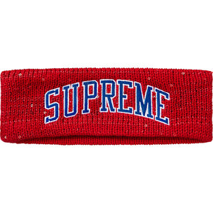 Supreme New Era Sequin Arc Logo Headband