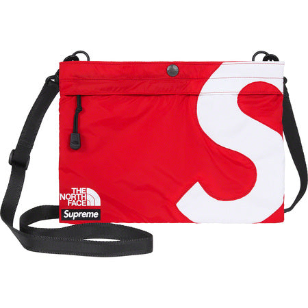 Supreme The North Face S Logo Shoulder Bag Red