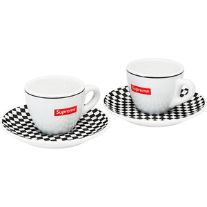 Supreme®/IPA Porcellane Aosta Espresso Set (Set of 2) Black