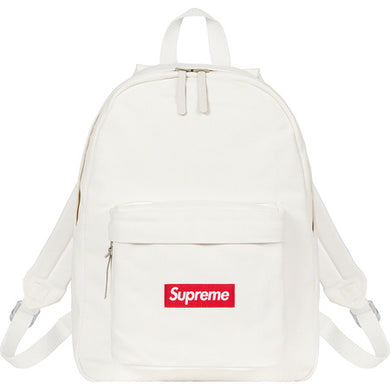 Supreme Canvas Backpack White