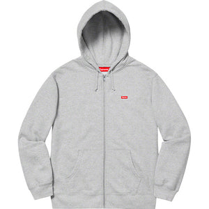 Supreme Small Box Zip Up Sweatshirt Grey