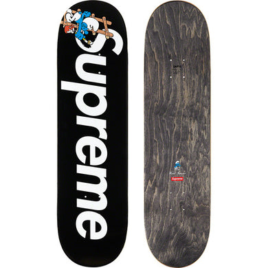 Supreme Smurfs Skateboard Black