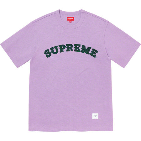 Supreme Plaid Applique S/S Top Purple