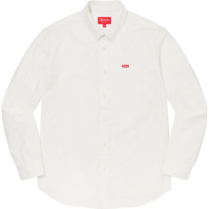 Supreme Small Box Twill Shirt White