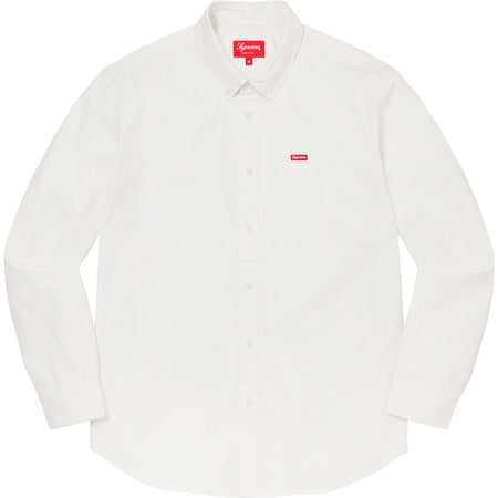 Supreme Small Box Twill Shirt White