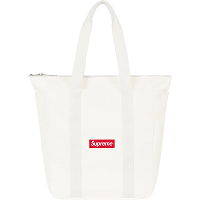 Supreme Canvas Tote White