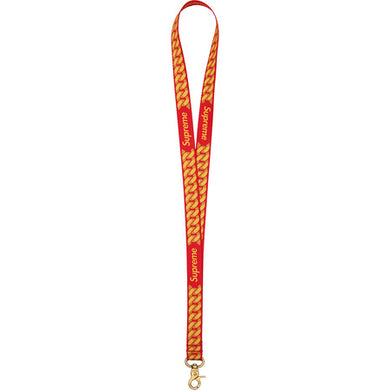 Supreme Cuban Links Lanyard Red