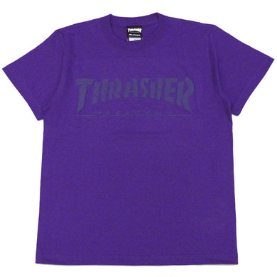 Thrasher Foaming Logo S/S Tee Purple