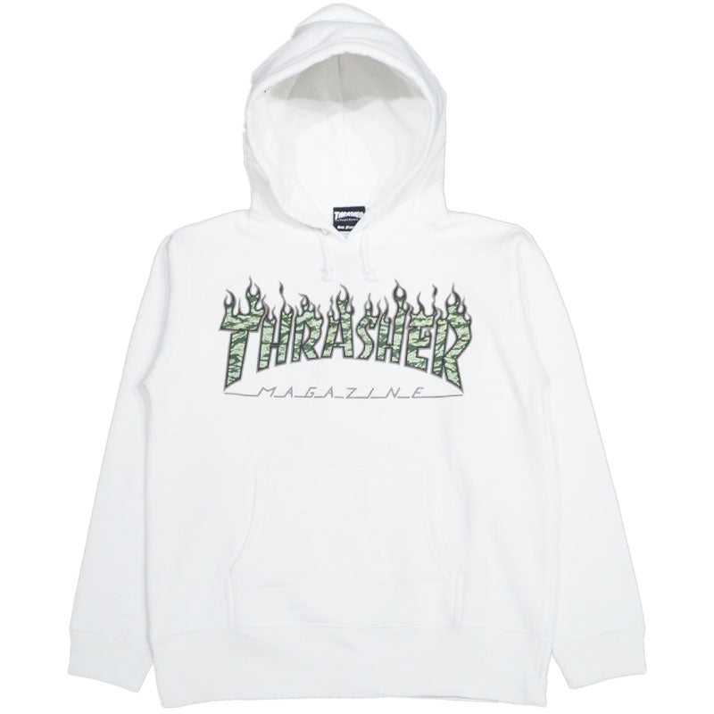 Thrasher Tiger Flame Camo Hoodie Sweat