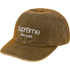 Supreme Classic Logo 6-Panel Yellow