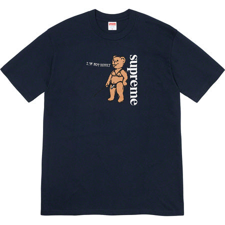 Supreme Not Sorry Tee Navy