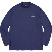 Supreme Mock Neck L/S Top Navy FW22