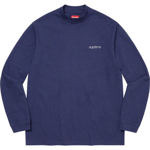 Supreme Mock Neck L/S Top Navy FW22