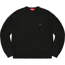 Supreme Textured Small Box Sweater Black