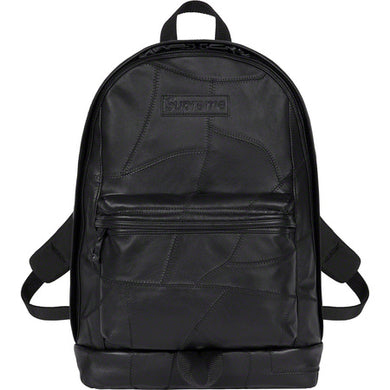 Supreme Patchwork Leather Backpack Black