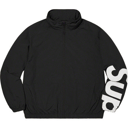 Supreme Spellout Track Jacket Black Supreme Curve Track Jacket