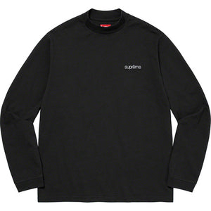 Supreme Mock Neck L/S Top Black FW22