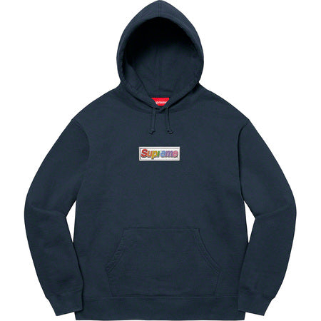 Black supreme box logo hot sale sweatshirt