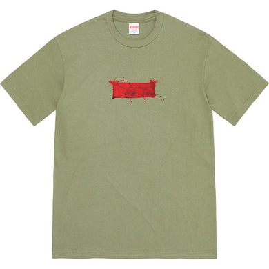 Supreme Ralph Steadman Box Logo Tee Light Olive