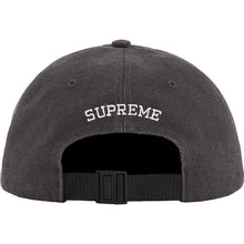 Supreme Classic Logo 6-Panel Black