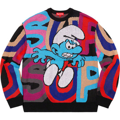 Supreme Smurfs Sweater Black
