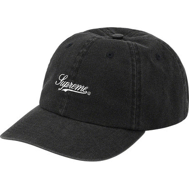 Supreme Script Logo 6-Panel Black