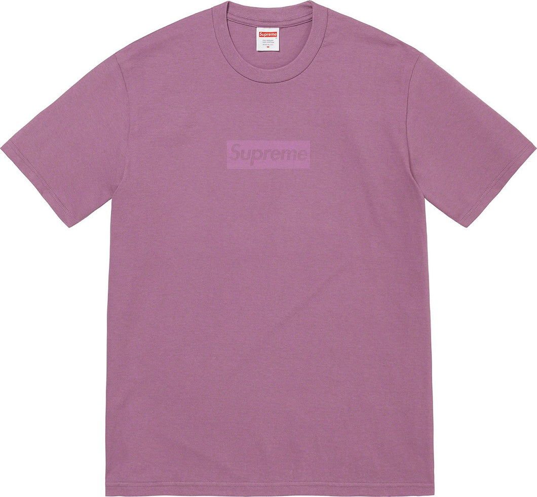 Supreme Tonal Box Logo Tee Purple