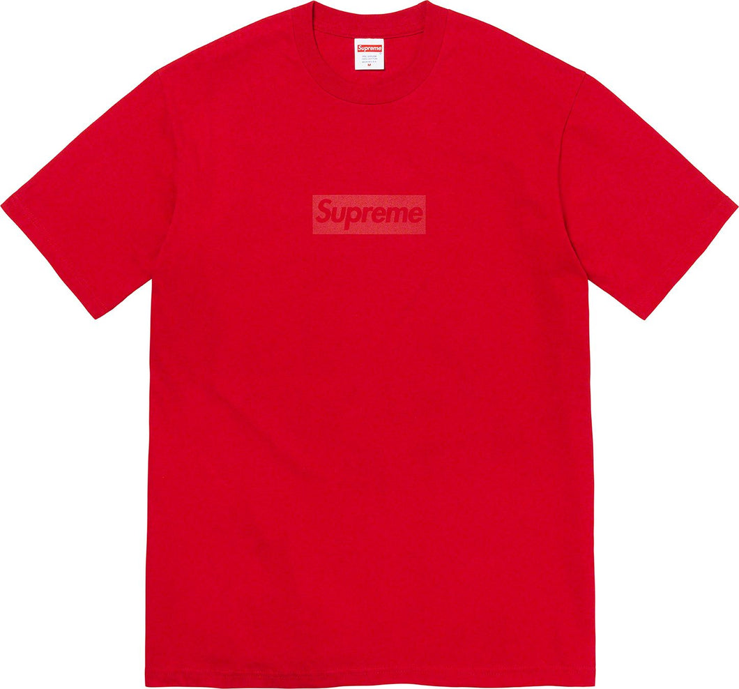 Supreme Tonal Box Logo Tee Red