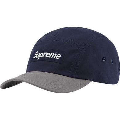 Supreme Waxed Cotton Camp Cap Navy