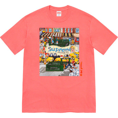 Supreme Manhattan Tee Coral