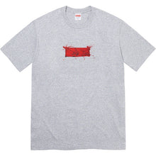 Supreme Ralph Steadman Box Logo Tee Heather Grey