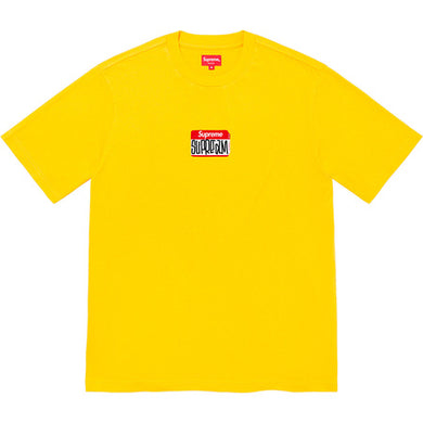 Supreme Gonz Nametag S/S Top Yellow