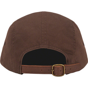 Supreme Washed Chino Twill Camp Cap Brown FW22