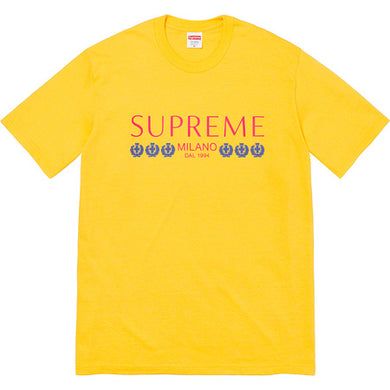 Supreme Milano Tee Yellow