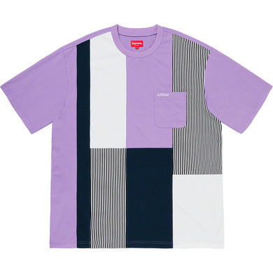 Supreme Patchwork Pocket Tee Purple